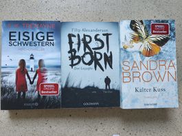 3 Thriller Bucher: Eisige Schwestern, Firstborn, Kalter Kuss