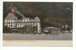 INTERLAKEN Hôtel du Lac u. Schiffstation Brienzersee