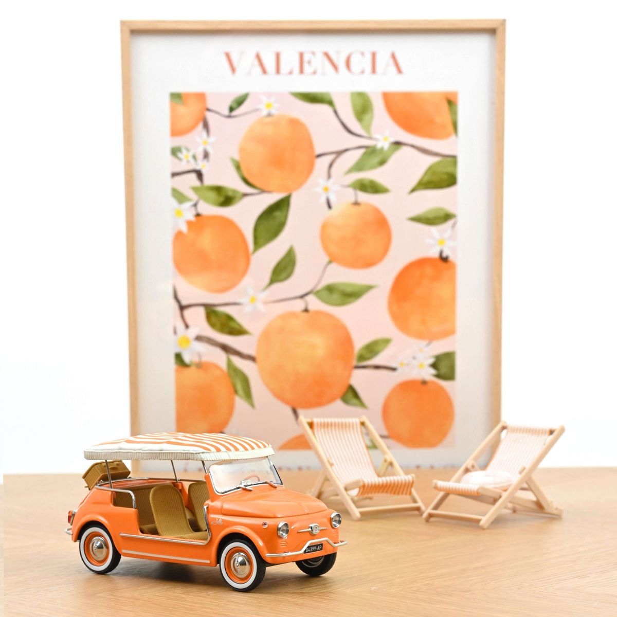Fiat Modellini d'auto: FIAT 500 JOLLY 1965 MASSSTAB 1:18 – Nuovo e nell'imballaggio originale da Erlenbach im Simmental venduto da Model_box 7