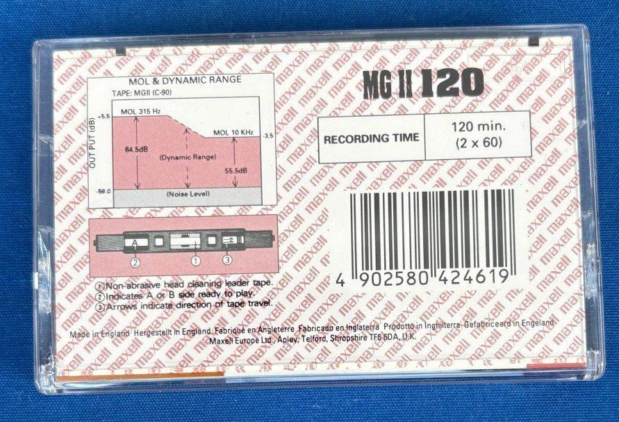 Musicassette: KASSETTE MAXELL MG II 120 – Usato da Ostermundigen venduto da Wyatt-Earp 1