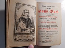 antik Johann Friedrich Stark's Tägliches Hand Buch 1895