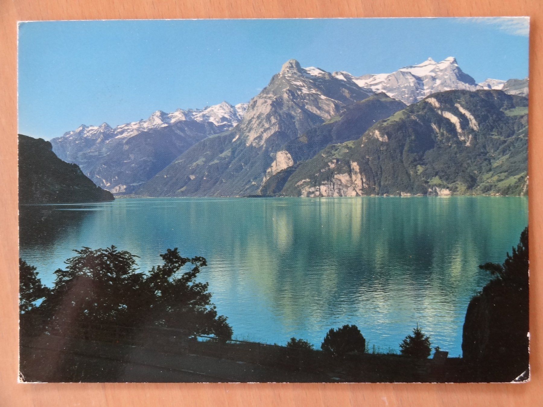 Cartoline postali: Urnersee mit Urirostock - 1973 – Usato da St Léonard venduto da Riglin