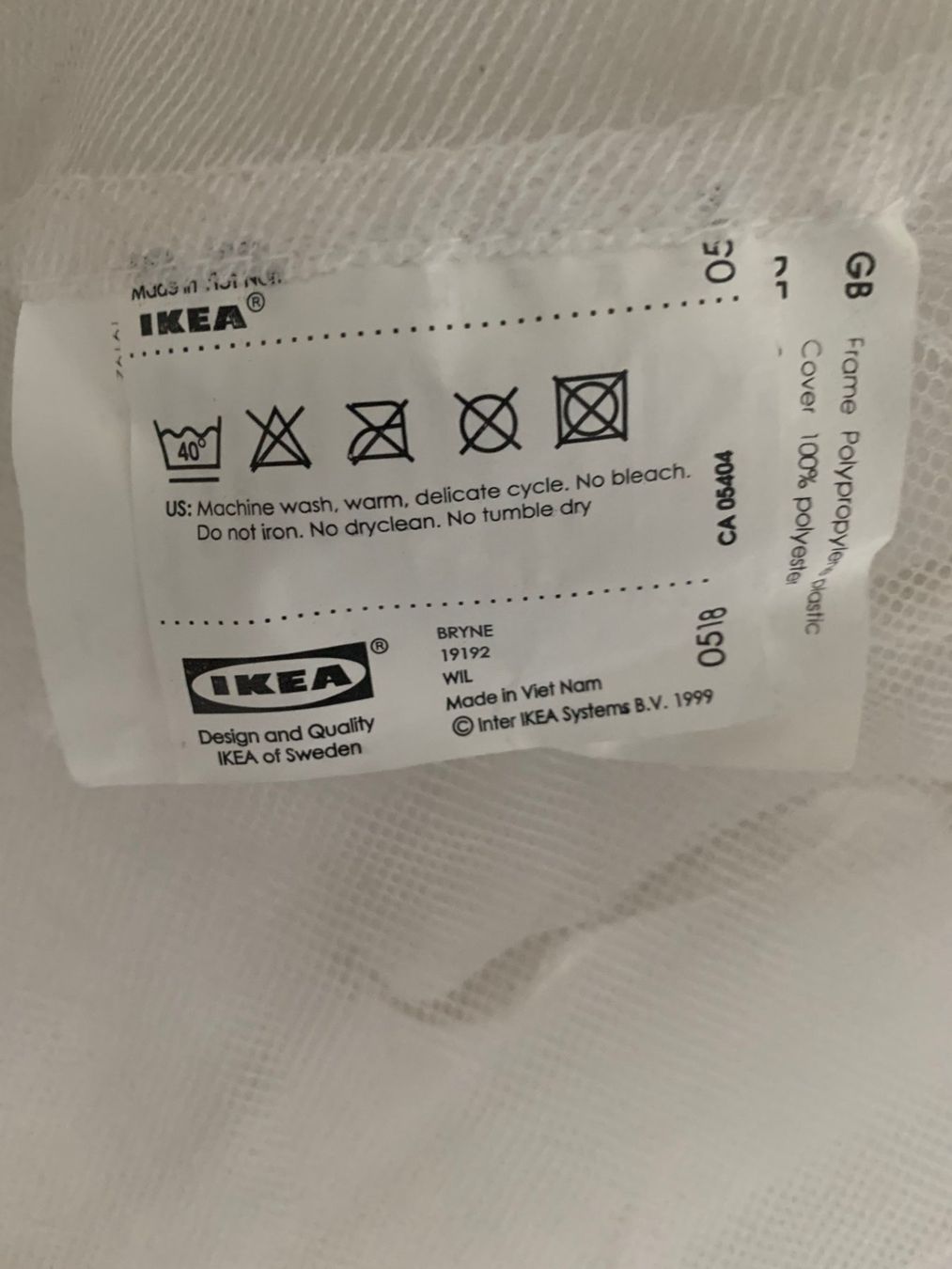 Tutte le decorazioni: Ikea Betthimmel BRYNE, Weiss, Gebraucht – Usato da Emmen venduto da newdeal1970 1