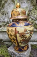 Dekorative Vase mit Deckel, Orientalisch, Keramik,