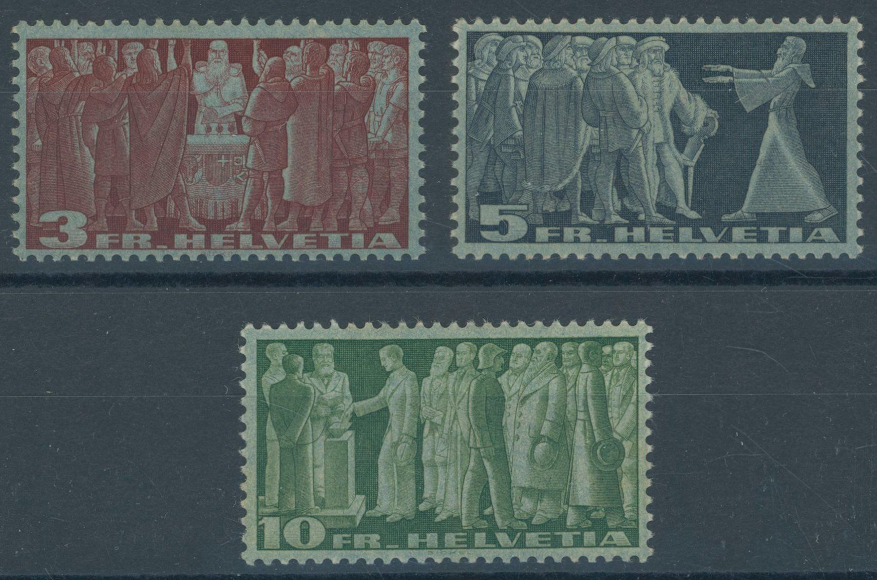 Tutti i francobolli: 1938 - Symbolische Bilder - postfrisch ** – Nuovo (secondo la descrizione) da Schindellegi venduto da leecollect