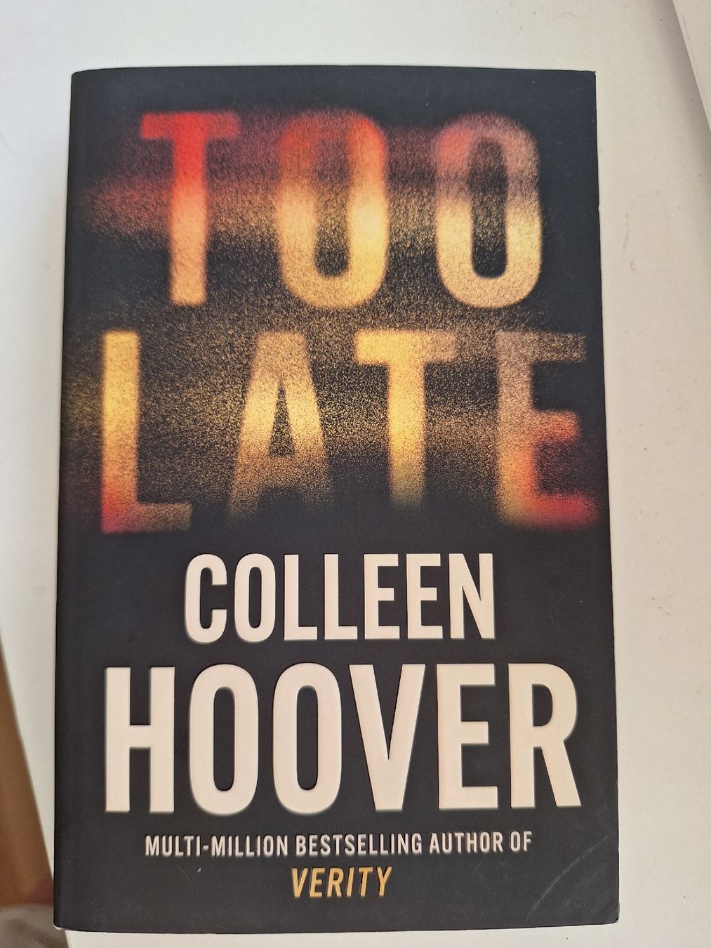 Libri: "Too Late" von Colleen Hoover – Usato da Wetzikon ZH venduto da kuk_9q2n