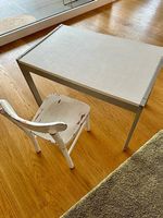 Kindertisch 50cm x 80cm mit Stuhl