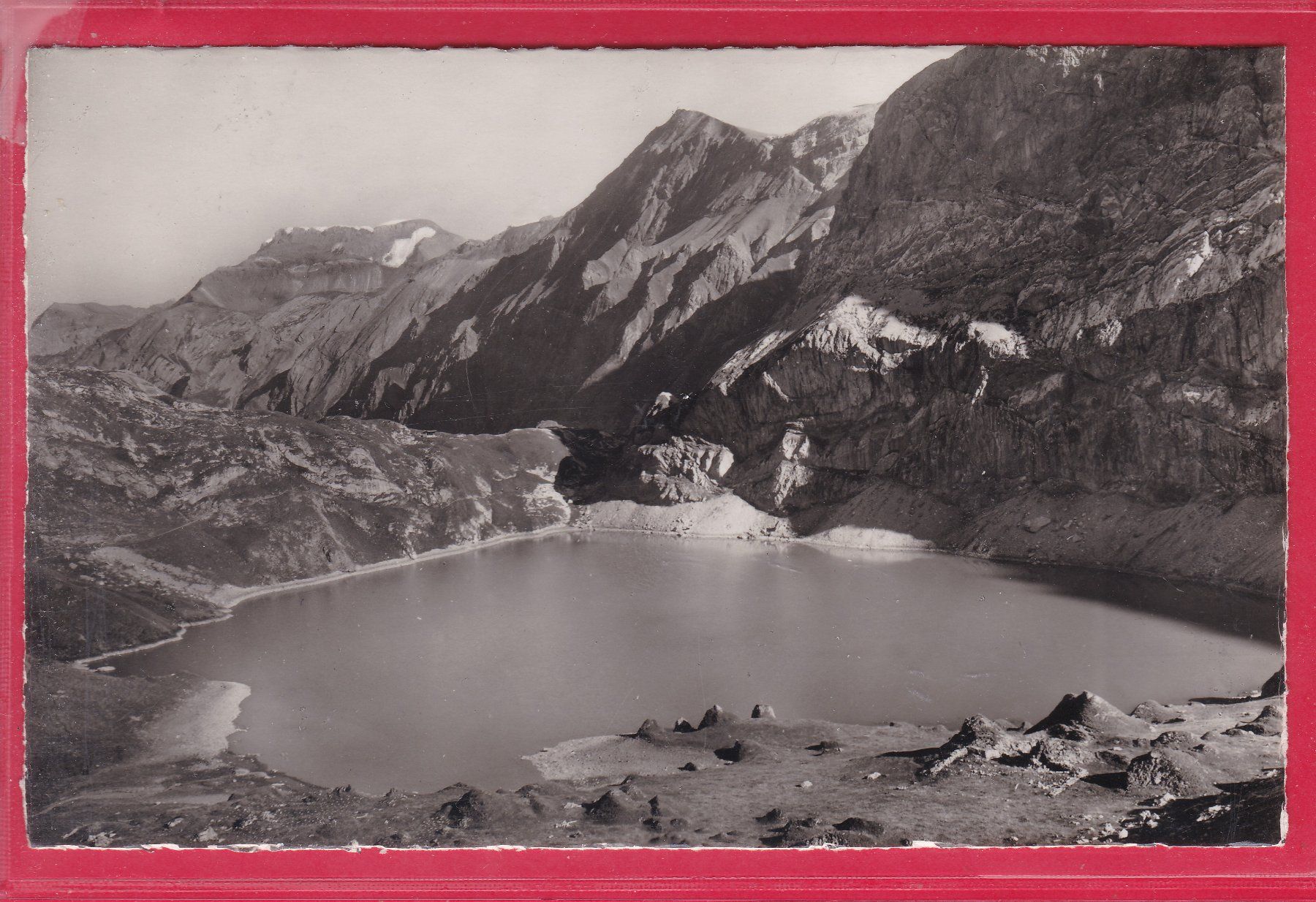 Cartoline postali: LENK i.S. IFFIGENSEE, 29.8.1946 – Usato da Oberrieden venduto da Gebirgsstelze