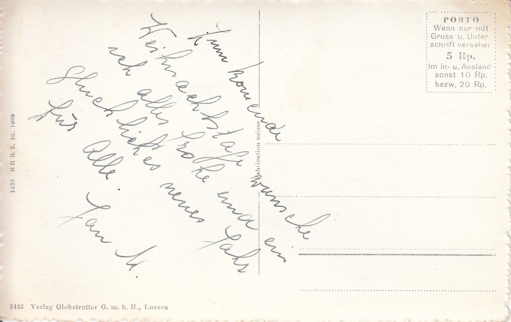 Cartoline postali: Alpnach-Dorf ca. 1940 – Usato da Bürglen TG venduto da StampGraf 1