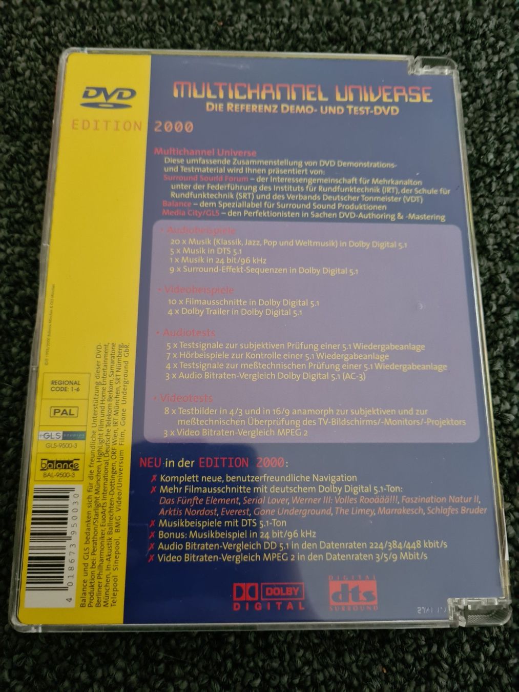 Tutti i DVDs: MULTICHANNEL UNIVERSE(12253) – Usato da Ruswil venduto da M71 1