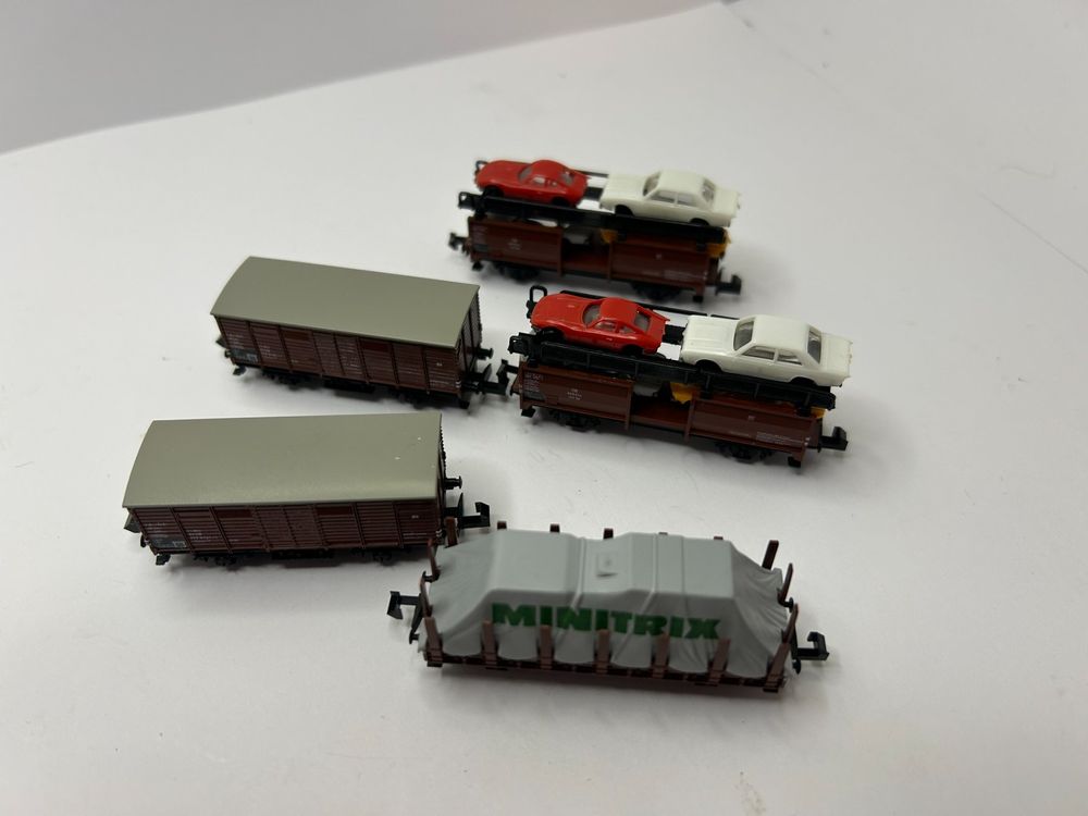 5 Güterwagen mini trix Spur N (Gebraucht) in Oberkulm für CHF 12.5 ...