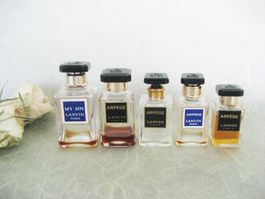 5 Lanvin Parfüm Flakon Miniaturen – Lot Mini alt