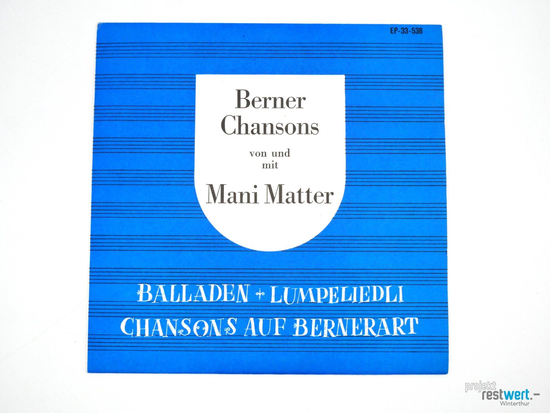 Schallplatten: MANI MATTER - Berner Chansons, Schallplatte / EP – Gebraucht aus Winterthur von Restwert_Winterthur 2