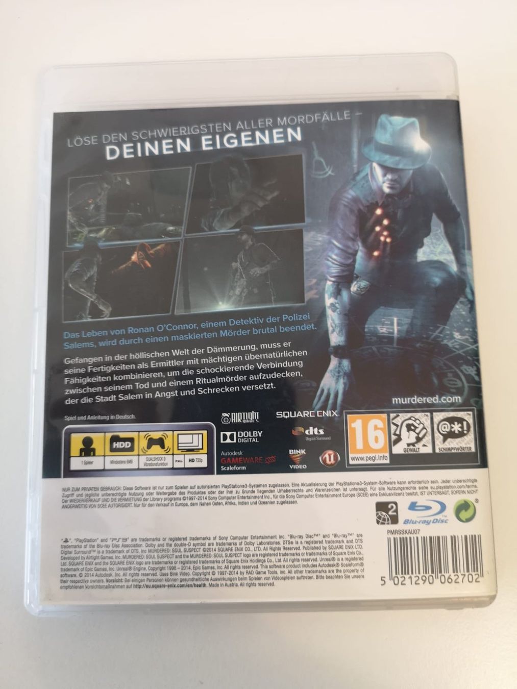 Jeux: Murdered Soul Suspect (PS3) – D'occasion à Herisau par Seyashop1 2