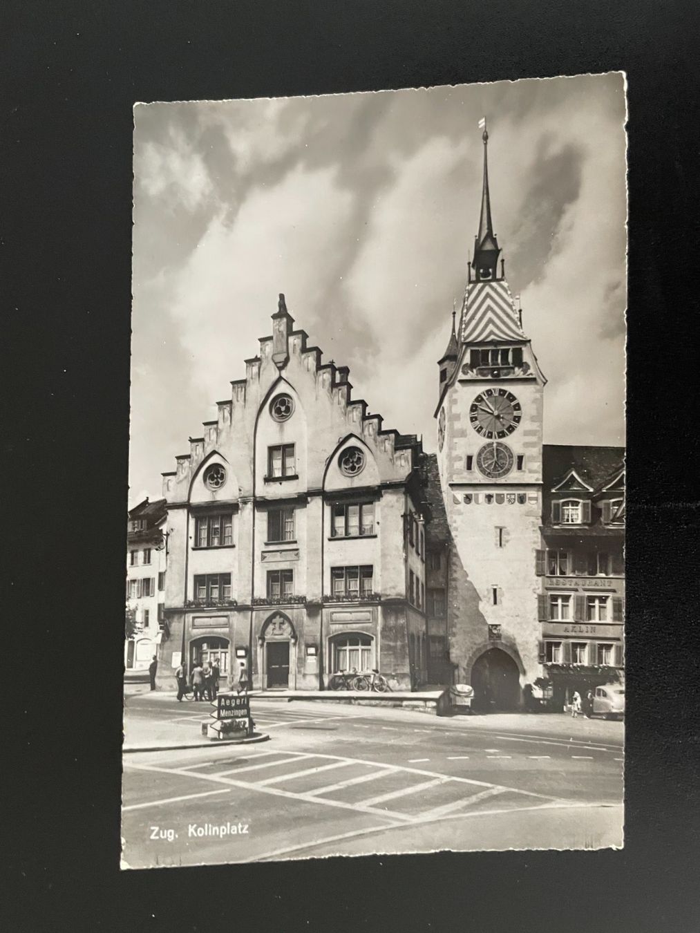 Cartoline postali: AK Zug, Kolinplatz – Usato da Thal venduto da Danny82