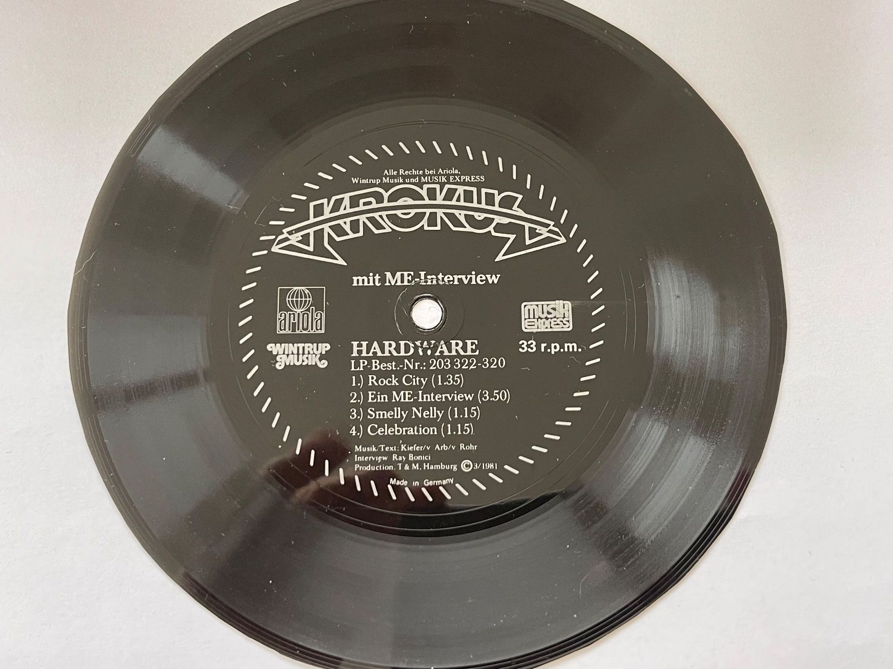 Dischi in vinile: KROKUS Hardware Flex Single 7" 33 rpm – Usato da Wollerau venduto da ruge2 1