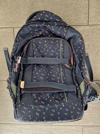 Satch Schulrucksack dunkelblau, Mädchen, Primarklasse 