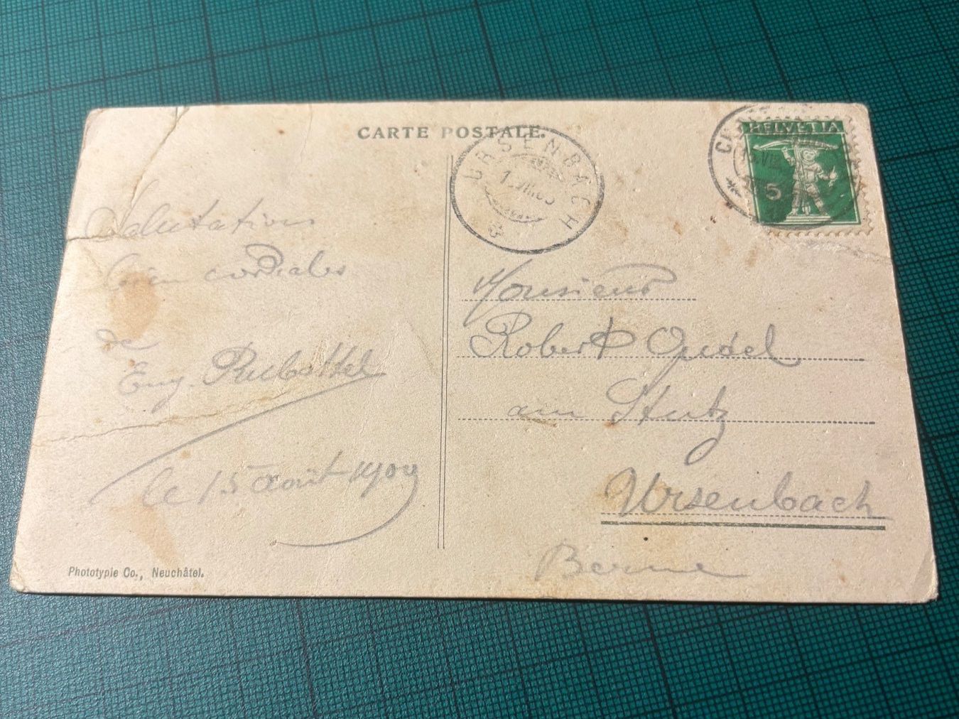 Ansichtskarten: AK Château-d'Oex. – Gebraucht aus Utzenstorf von Rose0303 2