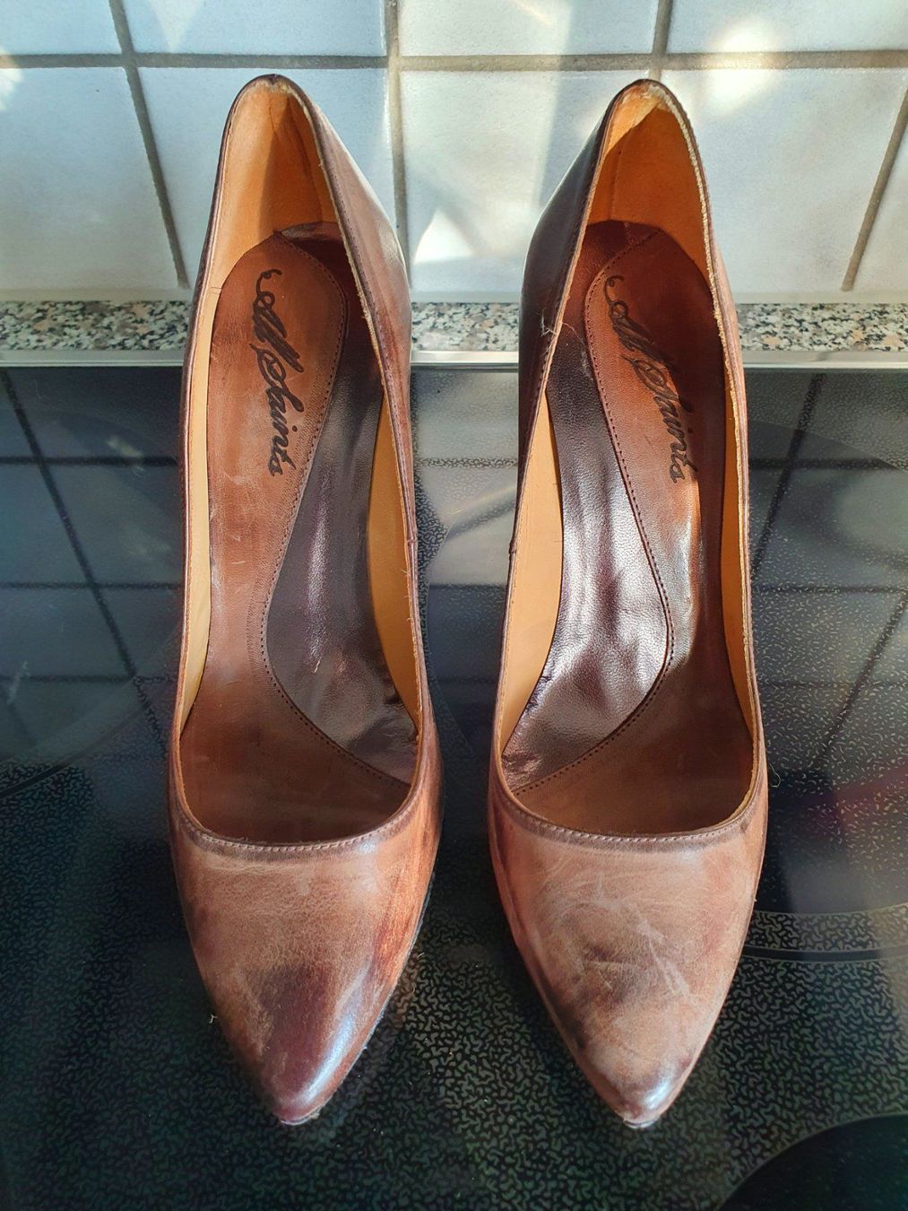 Scarpe da donna: Braune Pumps Grösse 38 Versand oder Abholung – Nuovo e nell'imballaggio originale da Beinwil (Freiamt) venduto da LordS.09 1