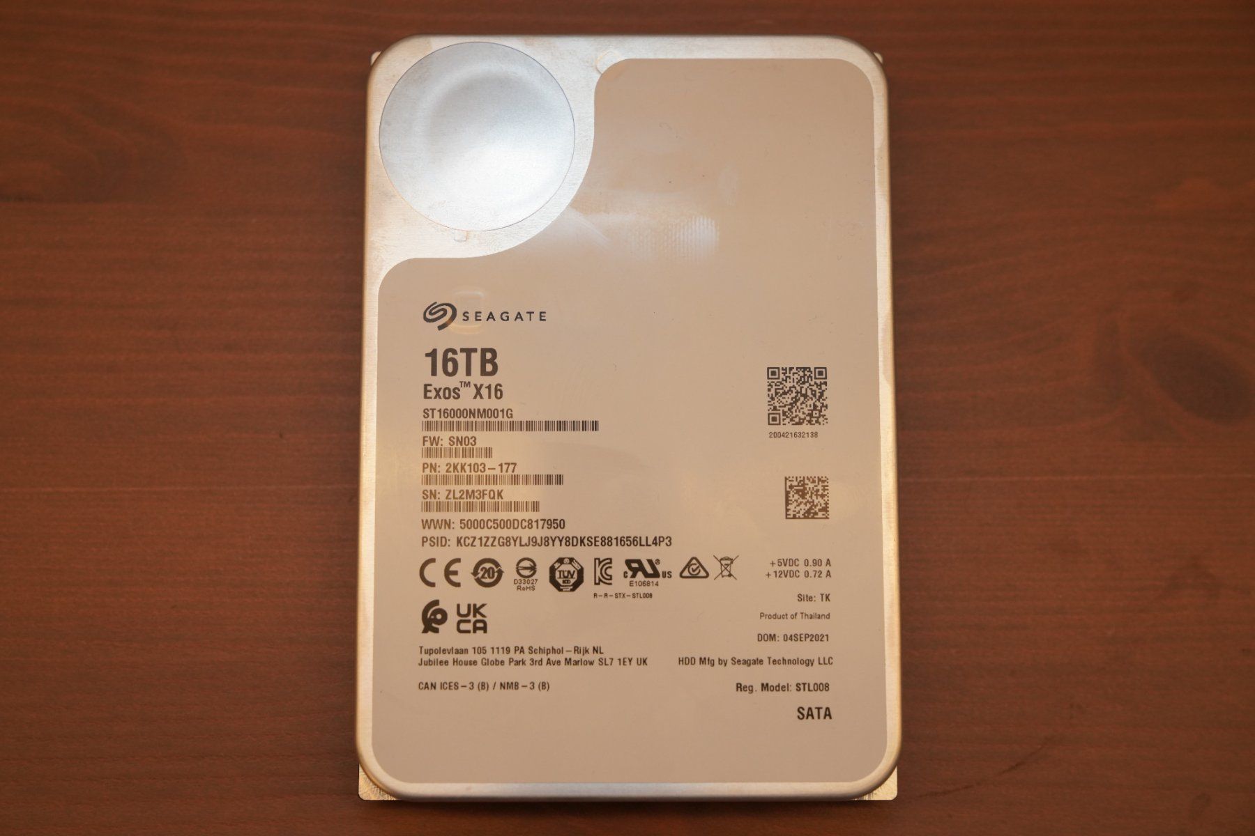 Seagate Dischi rigidi: Disk SATA 16Tb Seagate Exos X16 - 16536 Stunden – Usato da Zürich venduto da Lock5151