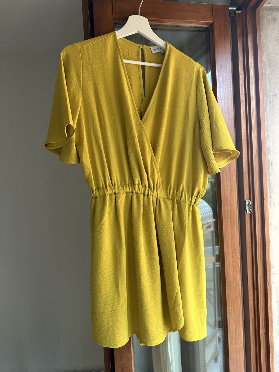 Tute: Jumpsuit, kurz, Grösse M, Gelb – Usato da Zürich venduto da san_828b