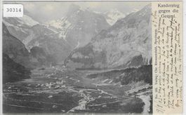 Kandersteg gegen die Gemmi - 1903