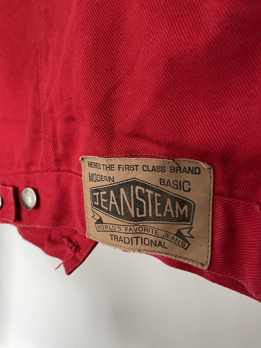 Gilet & Giacche senza maniche: Rote Vintage Jeans-Weste – Usato da Zofingen venduto da silbosja 2