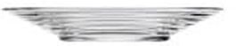 1 x Iittala Arctica: Teller flach 17cm
