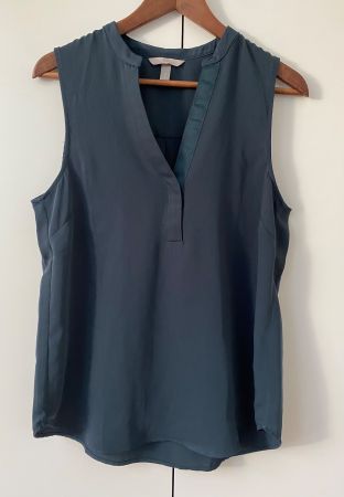 T-Shirt Top Bluse 38 Petrol
