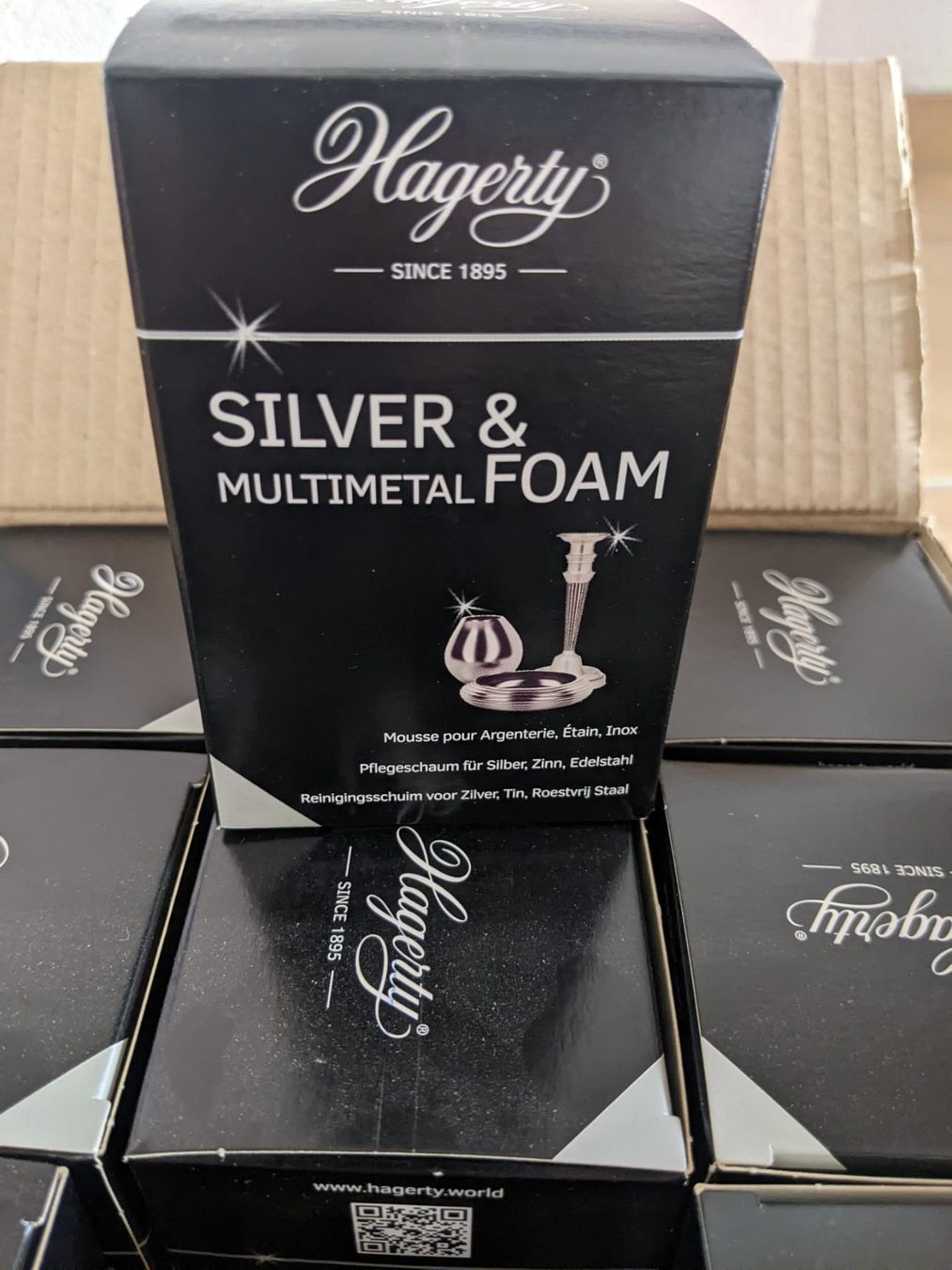 Prodotti per la cura: Hagerty  Silver & Multi Metal foam X 12 Stück – Nuovo e nell'imballaggio originale da WINTERTHUR venduto da judas19