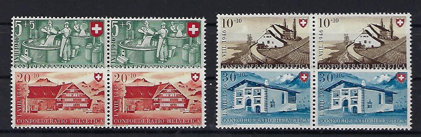 Tutti i francobolli: Pro Patria 1946 **   11013 – Usato da Lunden venduto da Animus999