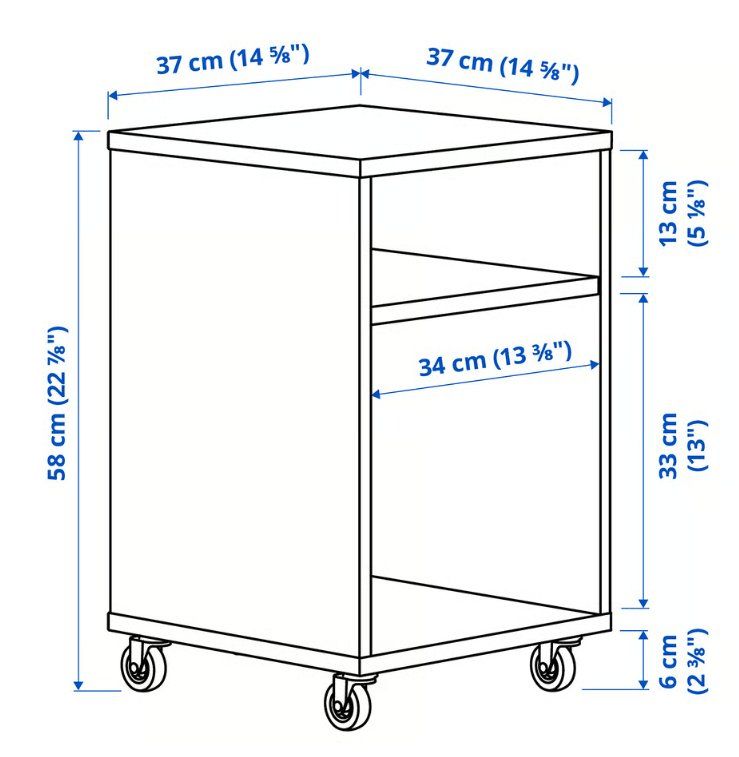 Ikea Comodini: Ikea VIHALS Ablagetisch / Nachttisch – Usato da St. Gallen venduto da AnBau 3