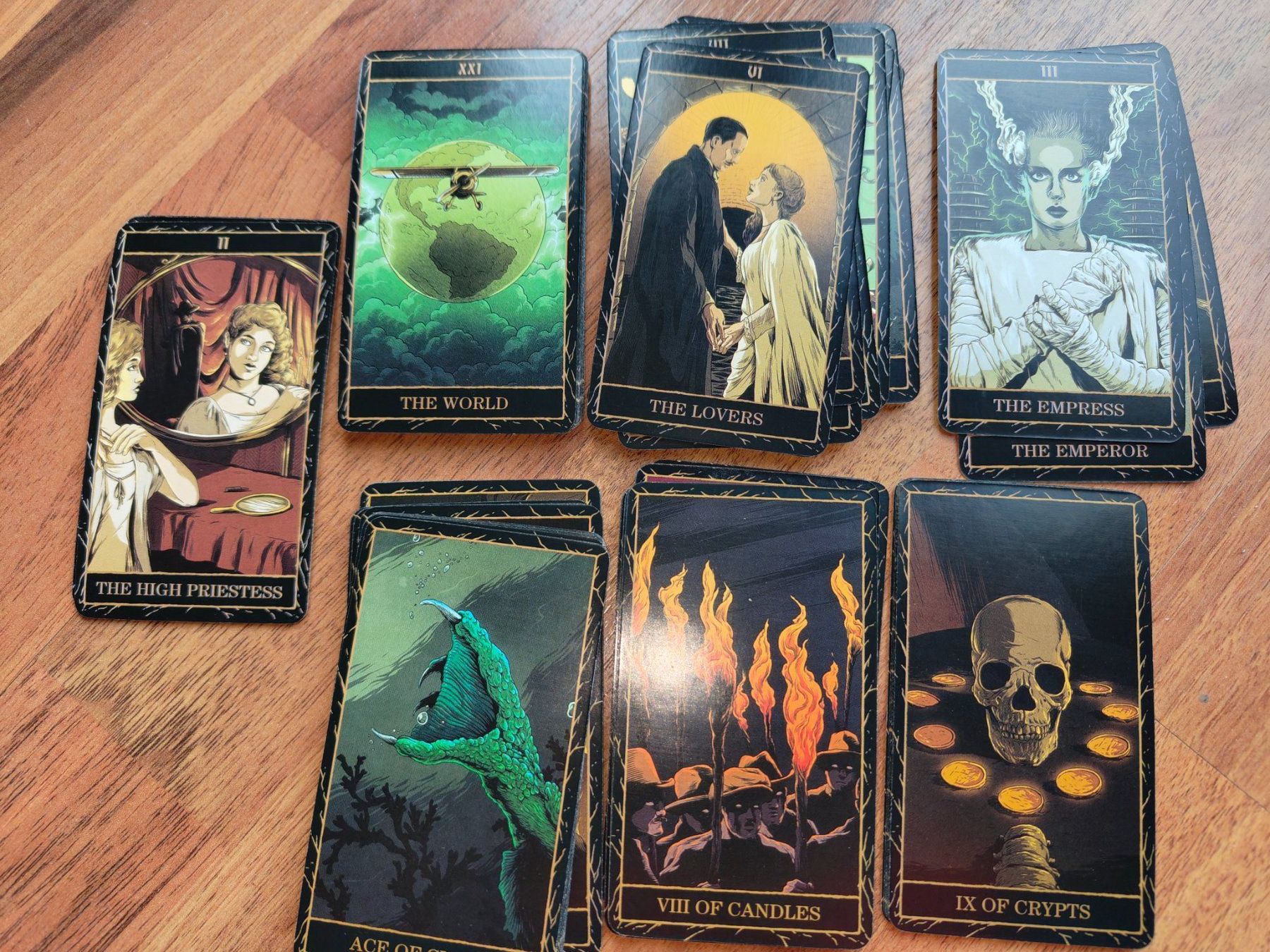 Giochi: Tarot, Universals Monsters Tarot Deck – Usato da Trogen venduto da nad_dj5r 1