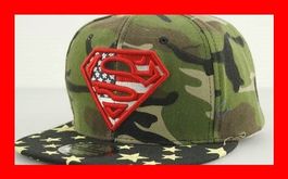 Basecap Superman Camouflage USA SCHWARZ Militär Armee Army