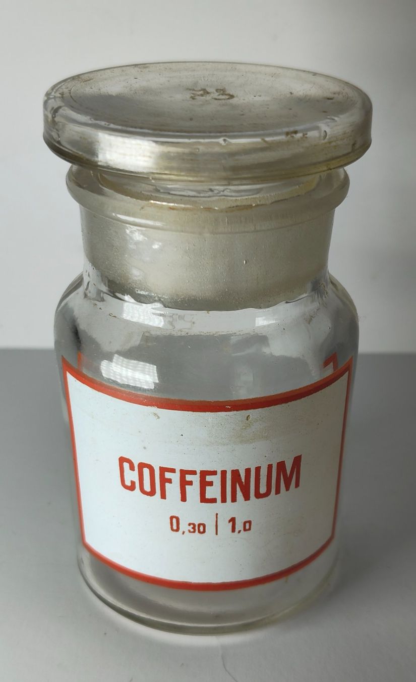 Laborzubehör: Apothekerflasche COFFEINUM Um 1950 10cm – Gebraucht aus Monthey von 19_karen_84