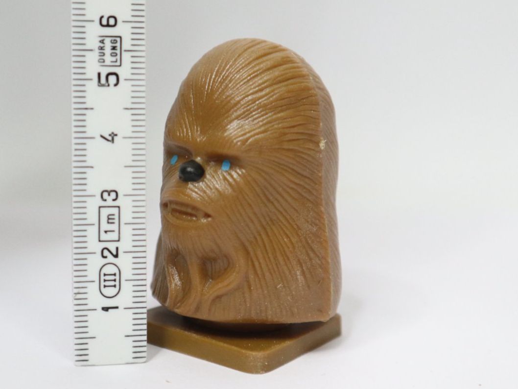 Star Wars Statuette: 1997 Star Wars mini Büste Chewbacca Kopf + Trading Card – Nuovo (secondo la descrizione) da Eschenbach SG venduto da Astalavista 5
