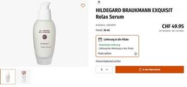 😊EXQUISIT Relax Botox-Serum /Hildegard Baukmann NP Fr.49.90