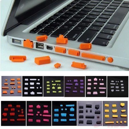 PCs: Computer Stecker Abdeckungen Schwarz mit USB C – Neu und originalverpackt aus Gebenstorf von RetroFuture