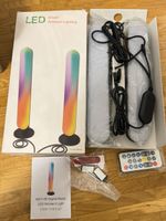Smart LED Ambient Light Säulen (2er-Set) RGBIC – Neu/OVP