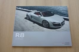 Audi R8 Spyder 4.2/5.2  Prestige Prospekt 7/2010