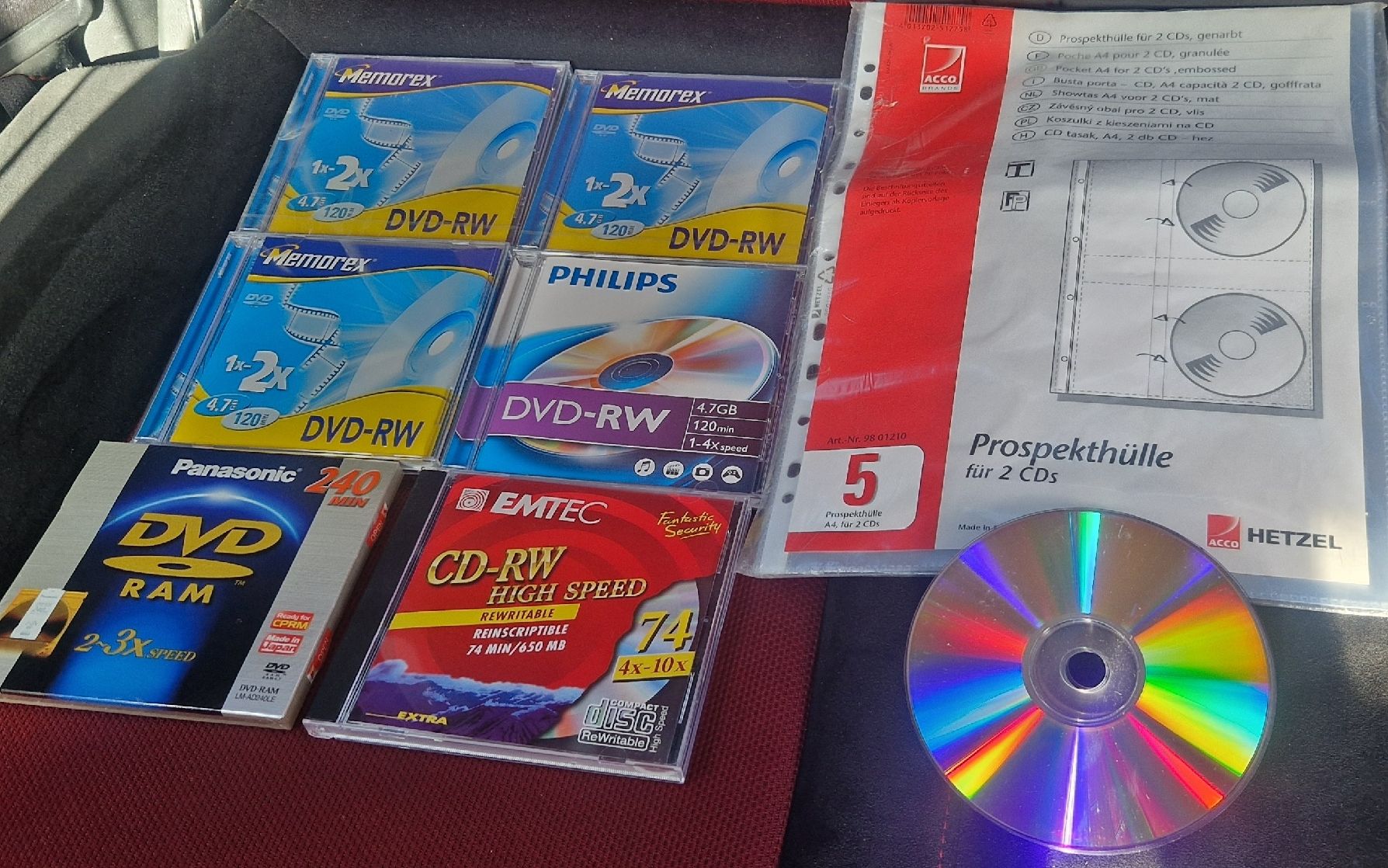 CD & DVD-Rohlinge: Lot de DVD-RW et CD-RW – Neu und originalverpackt aus Villars-sur-Glâne von MrLobTec