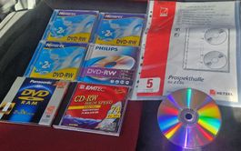 Lot de DVD-RW et CD-RW