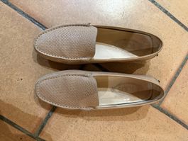Tod’s Loafer aus beigefarbenem Leder