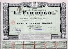 Le Fibrocol SA, Grenoble - 1906