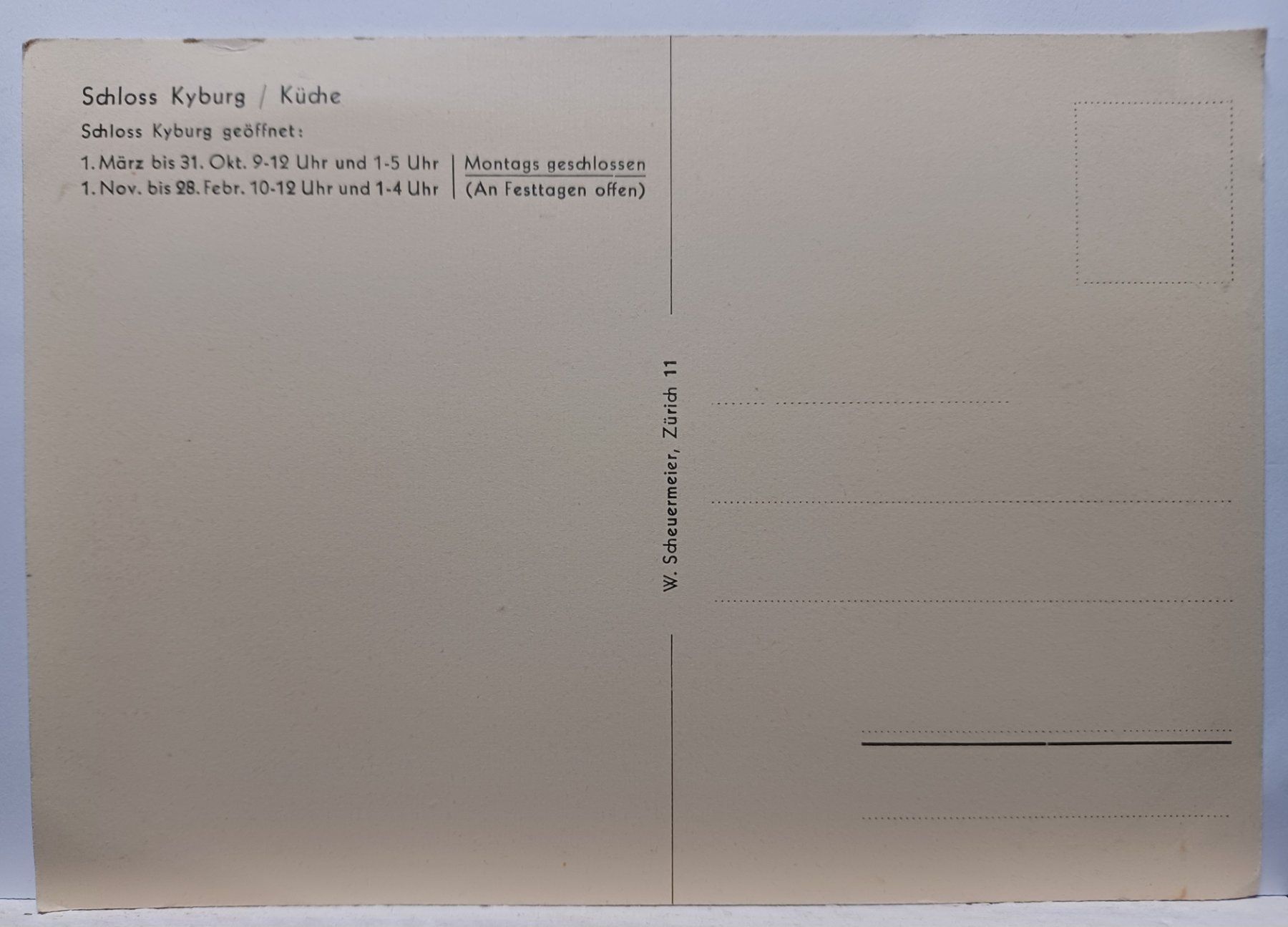 Cartoline postali: Schloss Kyburg – Usato da Aarau Rohr venduto da mgvw 1
