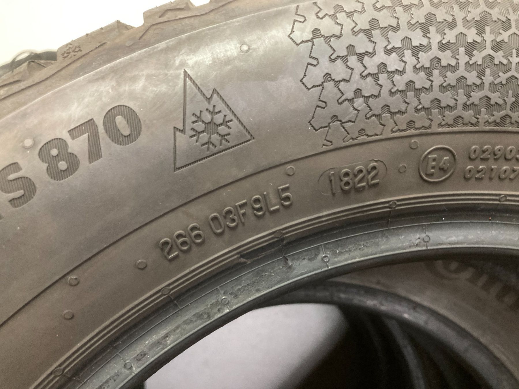 Continental Pneumatici & Ruote complete: 185/65R15 Winterpneu Continental – Usato da Cham venduto da WB2223 5
