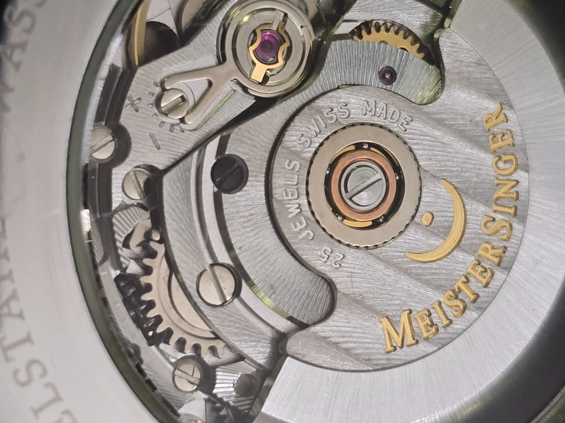 MeisterSinger Orologi: Meister Singer Scrypto Automatik läuft, Krone fehlt – Usato da Dietlikon venduto da sop_qr7v 8