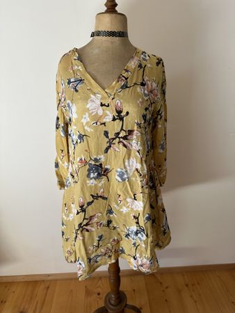 Masai Tunika Kleid Gr.XS, Sommerlook mit Blumenmuster.