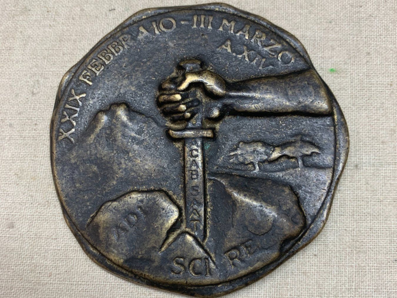 Medaglie: Italia - Legione Aspromonte - 1936. – Usato da Sorengo venduto da 74in