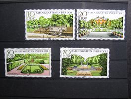 DDR 1980 Barockgärten gest
